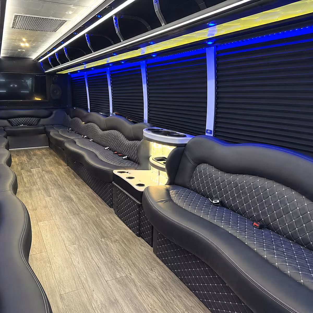 roanoke party bus rentals inside